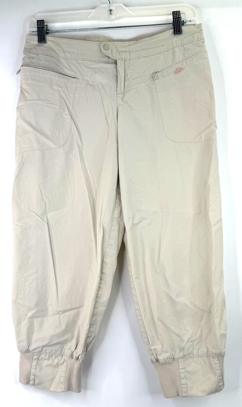 Nike Women's Cream Capri Crop Pants Size Small (4/6)